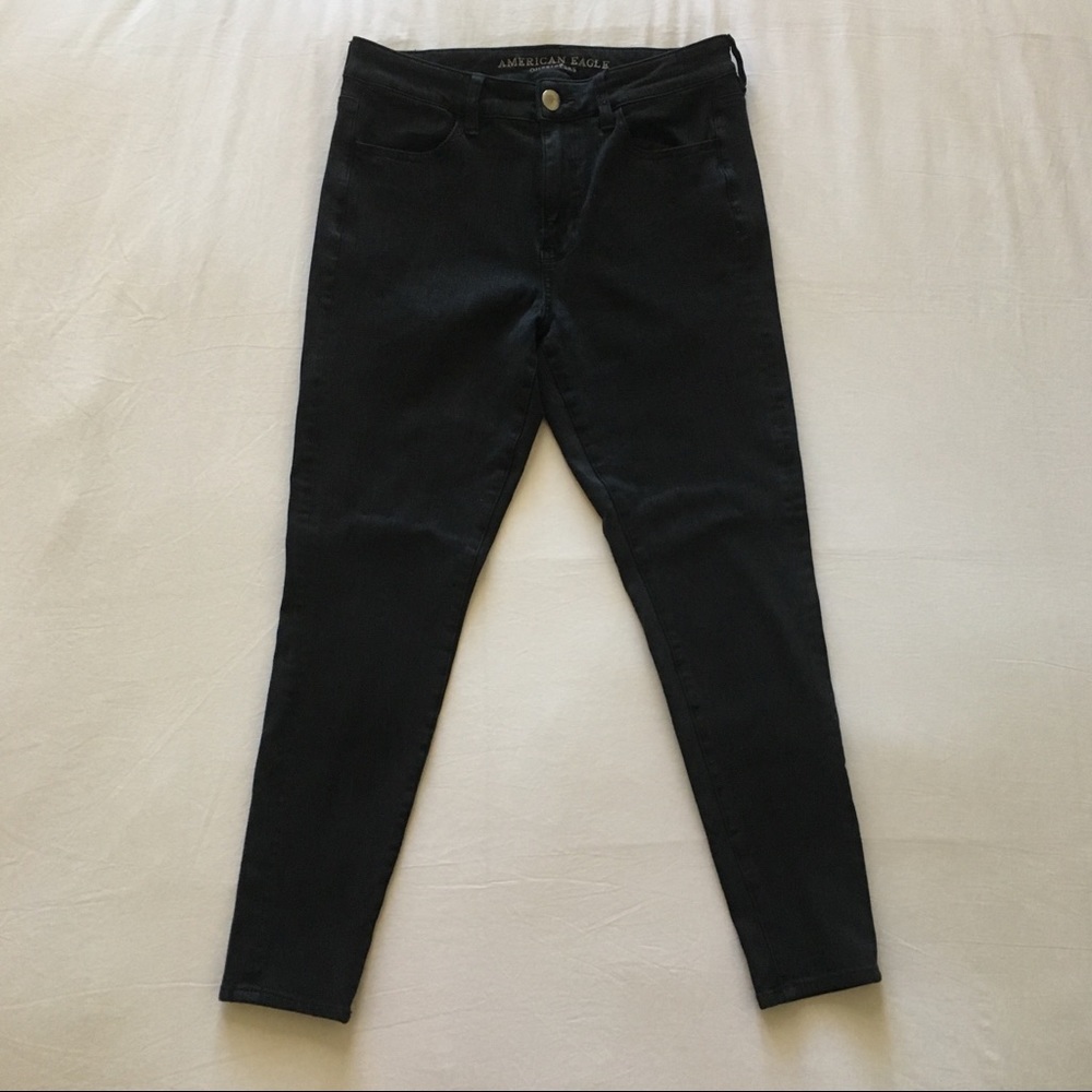 American Eagle Super Stretch Black Jegging